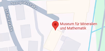 Anfahrtskarte zum MiMa Museum für Mineralien und Mathematik in Oberwolfach im Querformat