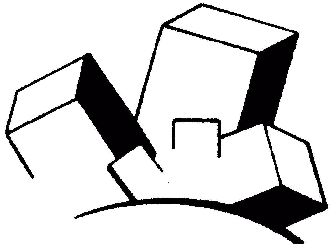 Schwarzes Logo des Mineralienvereins Oberwolfach e.V.